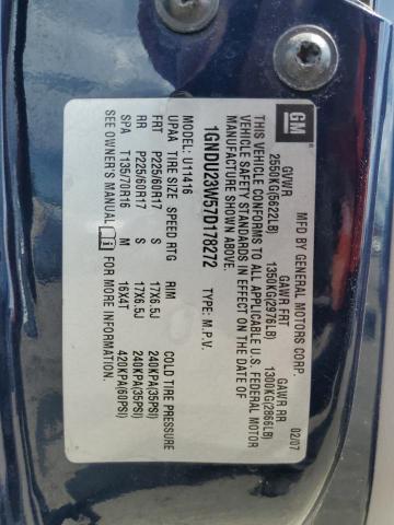 Photo 10 from auction – 2007 CHEVROLET UPLANDER L with VIN 1GNDU23W57D178272