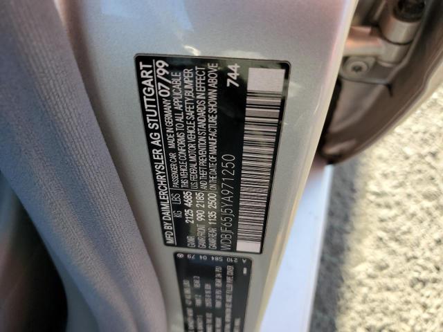 Photo 10 from auction – 2000 MERCEDES-BENZ E 320 with VIN WDBJF65J5YA971250
