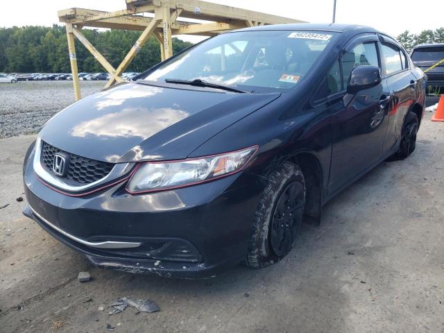 Photo 2 from auction – 2013 HONDA CIVIC LX with VIN 19XFB2F50DE282463