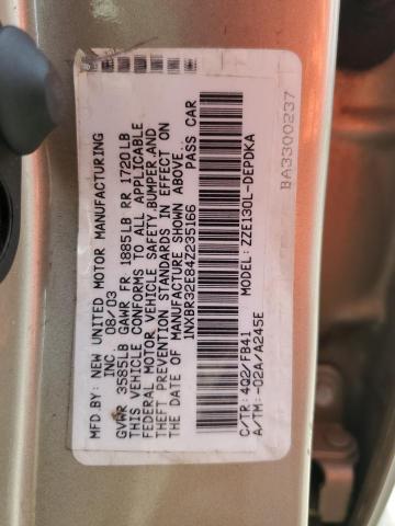 Photo 10 from auction – 2004 TOYOTA COROLLA CE with VIN 1NXBR32E84Z235166