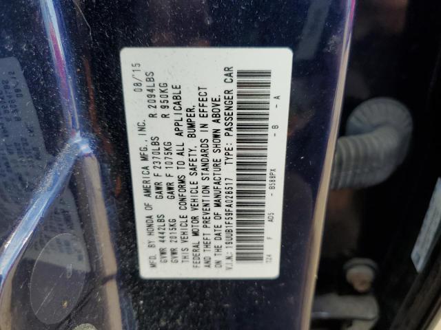 Photo 10 from auction – 2015 ACURA TLX TECH with VIN 19UUB1F59FA028517