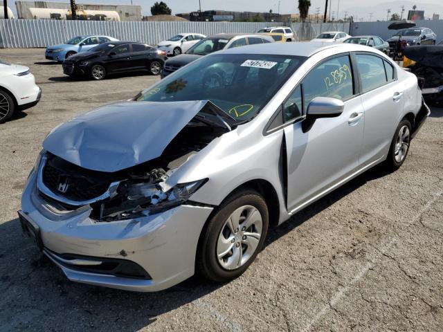 Photo 2 from auction – 2014 HONDA CIVIC LX with VIN 2HGFB2E55EH530442