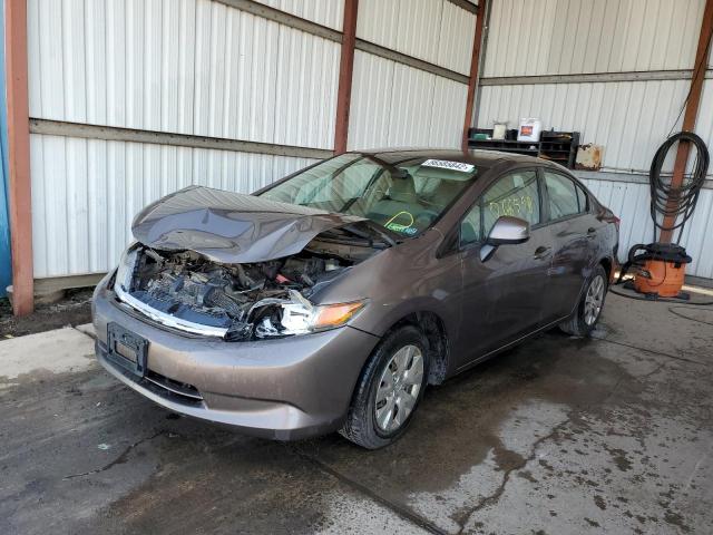 Photo 2 from auction – 2012 HONDA CIVIC LX with VIN 2HGFB2F53CH530323