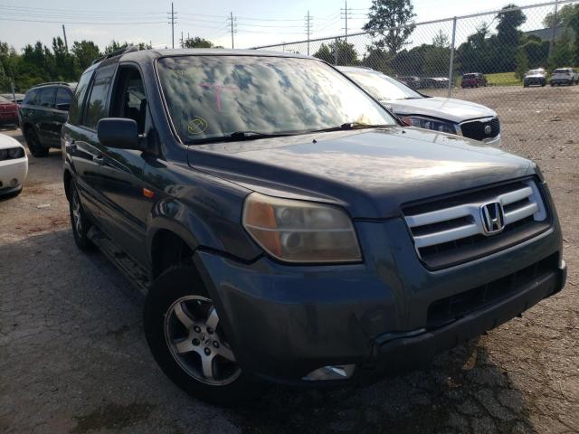 HONDA PILOT EX 2006 with VIN 2HKYF18676H542630 - Photo from auction