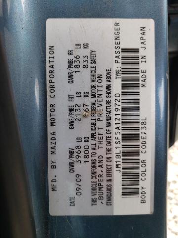 Photo 10 from auction – 2010 MAZDA 3 I with VIN JM1BL1SF5A1219720