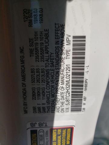 Photo 10 from auction – 2021 ACURA RDX with VIN 5J8TC2H32ML021291