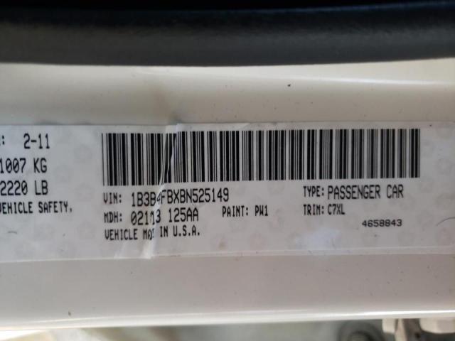 Photo 10 from auction – 2011 DODGE AVENGER EX with VIN 1B3BD4FBXBN525149
