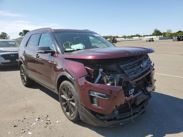 FORD EXPLORER X 2018 with VIN 1FM5K8D80JGC60241 - Photo from auction
