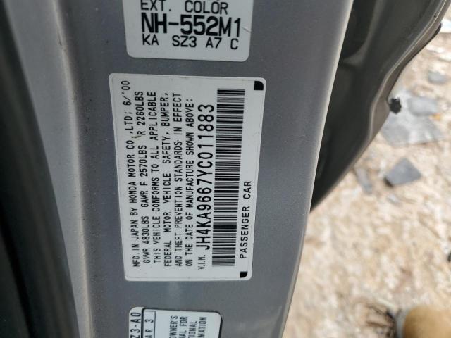 Photo 10 from auction – 2000 ACURA 3.5RL with VIN JH4KA9667YC011883