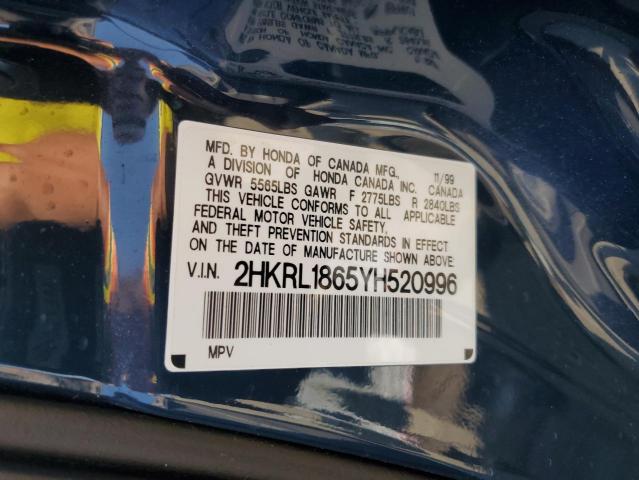Photo 10 from auction – 2000 HONDA ODYSSEY EX with VIN 2HKRL1865YH520996