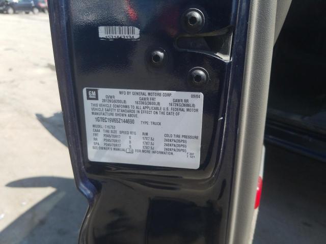 Photo 10 from auction – 2005 GMC NEW SIERRA with VIN 1GTEC19V65Z144690