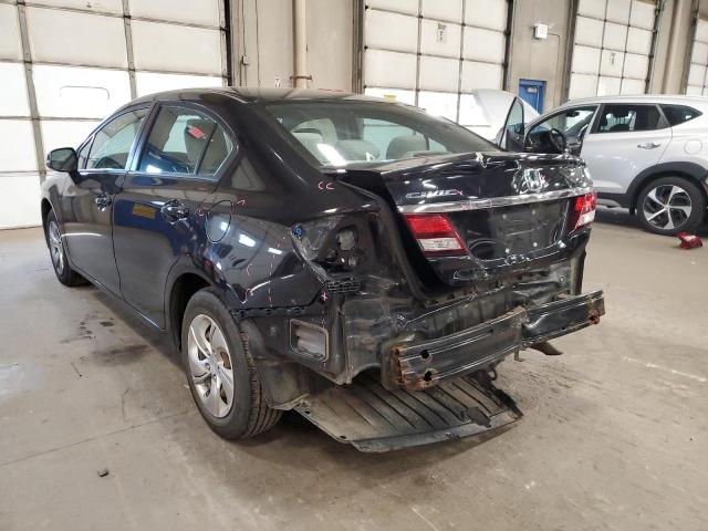 Photo 3 from auction – 2013 HONDA CIVIC LX with VIN 2HGFB2F57DH584659