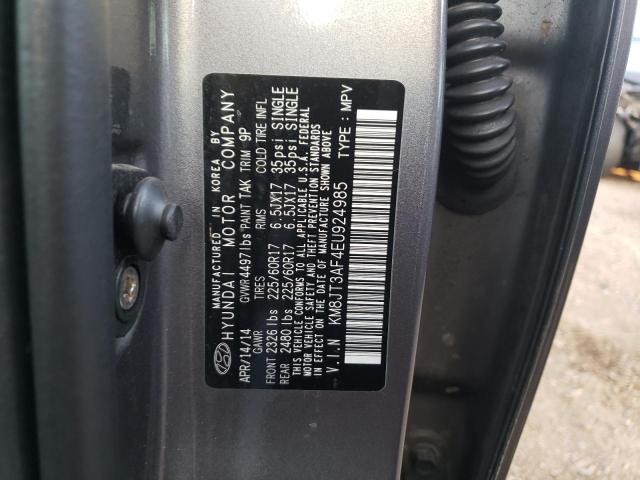 Photo 10 from auction – 2014 HYUNDAI TUCSON GLS with VIN KM8JT3AF4EU924985