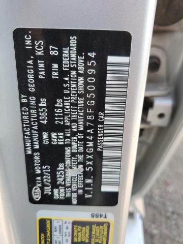 Photo 10 from auction – 2015 KIA OPTIMA LX with VIN 5XXGM4A78FG500954