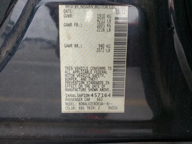 Photo 10 from auction – 2013 NISSAN ALTIMA 2.5 with VIN 1N4AL3AP1DN457164