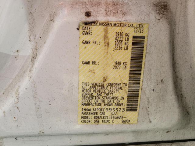Photo 10 from auction – 2014 NISSAN ALTIMA 2.5 with VIN 1N4AL3AP0EC195523