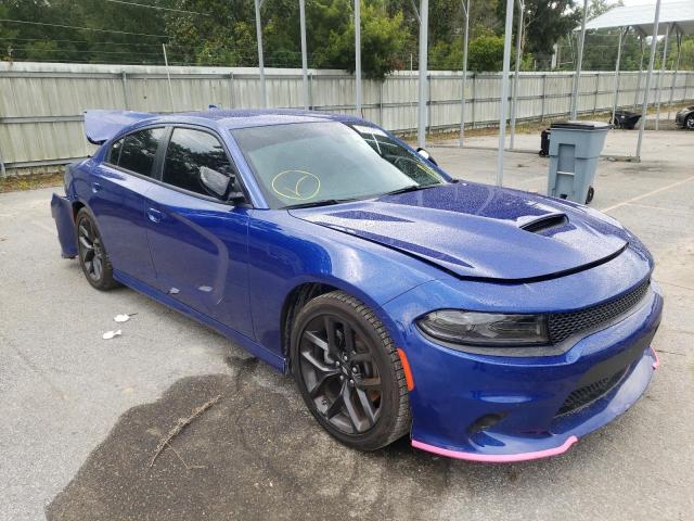 DODGE CHARGER GT 2022 with VIN 2C3CDXHG0NH123042 - Photo from auction
