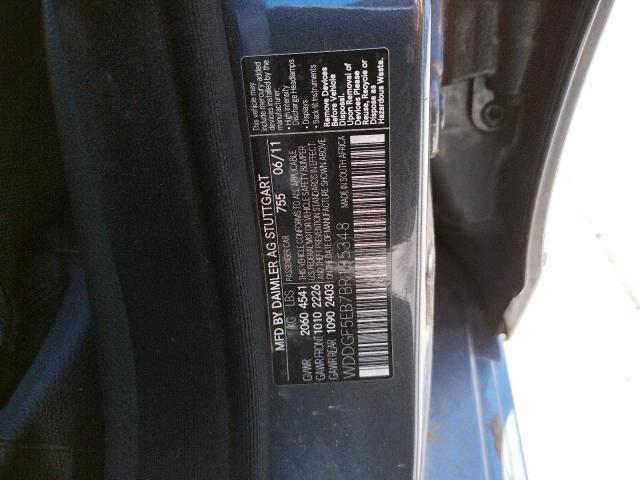 Photo 10 from auction – 2011 MERCEDES-BENZ C 300 with VIN WDDGF5EB7BR185348