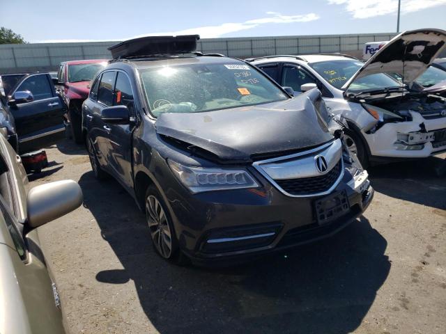 ACURA MDX TECHNO 2015 with VIN 5FRYD3H45FB014565 - Photo from auction