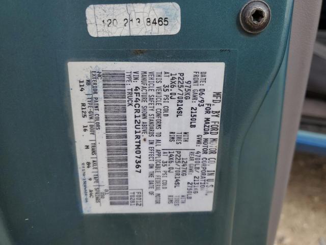 Photo 10 from auction – 1994 MAZDA B3000 with VIN 4F4CR12U1RTM07367