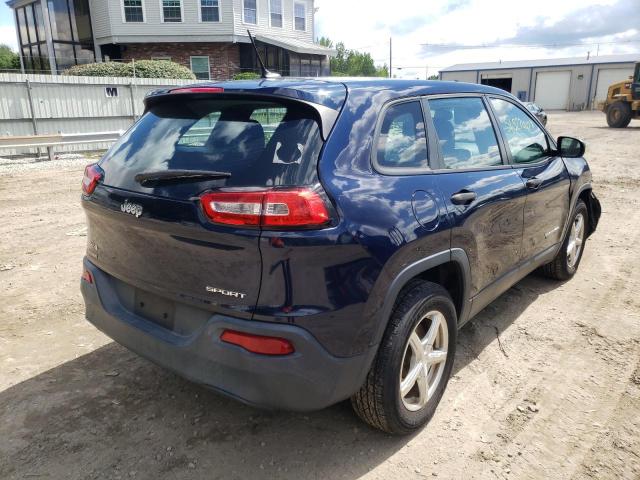 Photo 4 from auction – 2014 JEEP CHEROKEE S with VIN 1C4PJMAB7EW169326