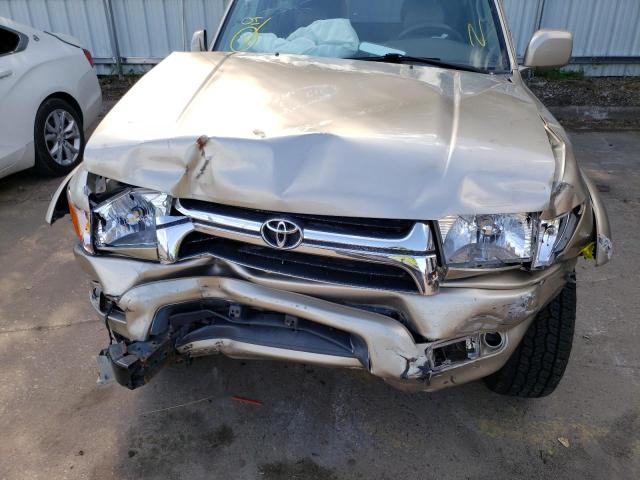 Photo 9 from auction – 2002 TOYOTA 4RUNNER LI with VIN JT3HN87R720367394