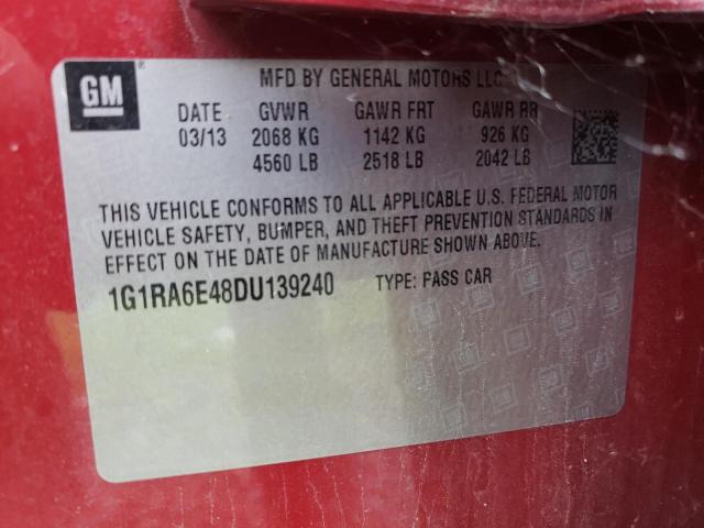 Photo 10 from auction – 2013 CHEVROLET VOLT with VIN 1G1RA6E48DU139240