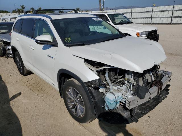 TOYOTA HIGHLANDER 2018 with VIN 5TDJGRFH6JS041765 - Photo from auction