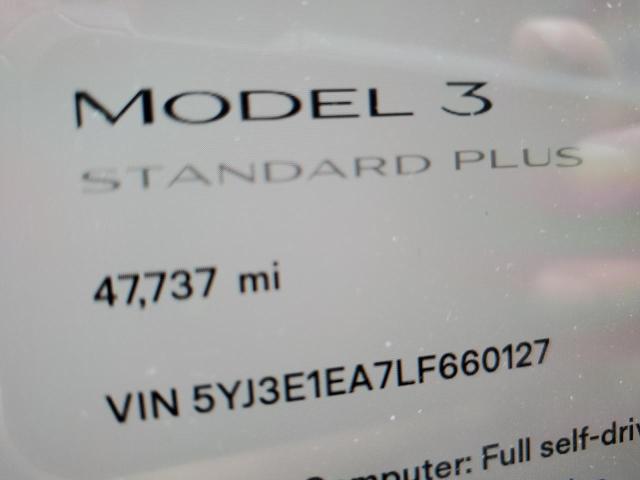 Photo 8 from auction – 2020 TESLA MODEL 3 with VIN 5YJ3E1EA7LF660127