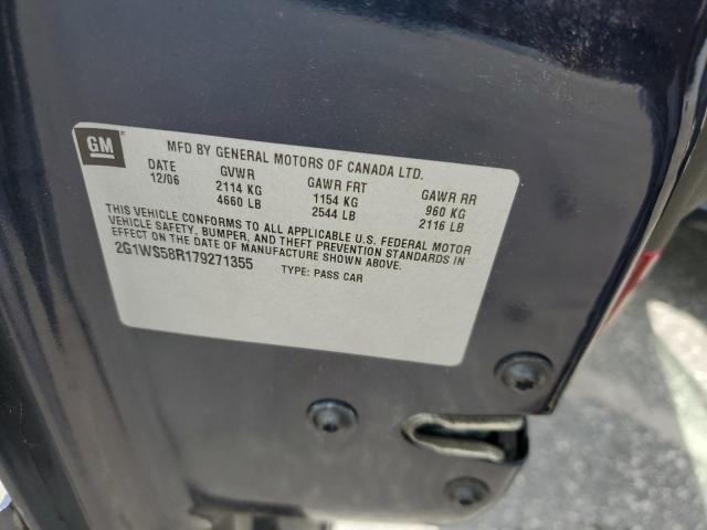 Photo 10 from auction – 2007 CHEVROLET IMPALA POL with VIN 2G1WS58R179271355