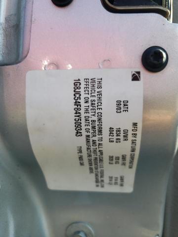 Photo 10 from auction – 2004 SATURN L300 LEVEL with VIN 1G8JC54F84Y509343