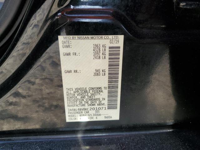 Photo 10 from auction – 2019 NISSAN ALTIMA S with VIN 1N4BL4BV8KC201071