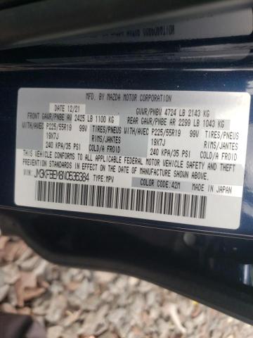 Photo 10 from auction – 2022 MAZDA CX-5 PREMI with VIN JM3KFBEM8N0536384