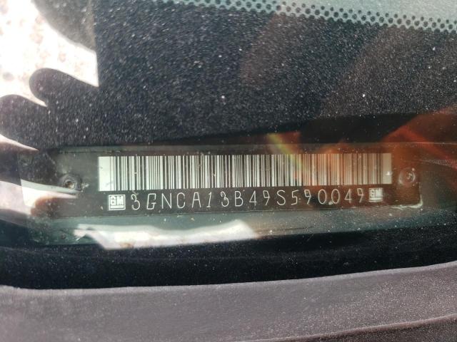Photo 10 from auction – 2009 CHEVROLET HHR LS with VIN 3GNCA13B49S590049