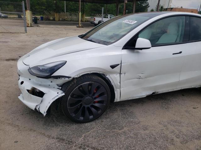 Photo 9 from auction – 2021 TESLA MODEL Y with VIN 5YJYGDEF1MF252687