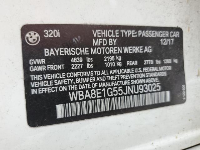 Фото 10 с аукциона – 2018 BMW 320 I с VIN WBA8E1G55JNU93025