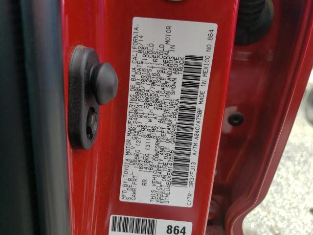 Photo 10 from auction – 2014 TOYOTA TACOMA DOU with VIN 3TMLU4ENXEM147556