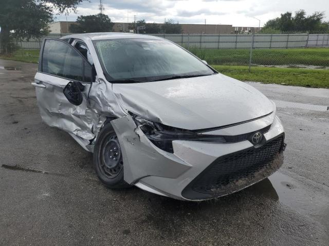 TOYOTA COROLLA LE 2021 with VIN JTDEPMAE2MJ144104 - Photo from auction