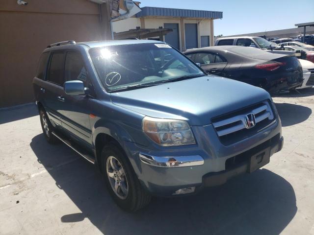 HONDA PILOT EX 2006 with VIN 5FNYF28756B012458 - Photo from auction