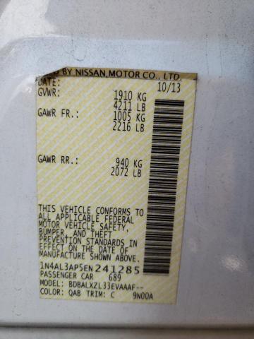 Photo 10 from auction – 2014 NISSAN ALTIMA 2.5 with VIN 1N4AL3AP5EN241285