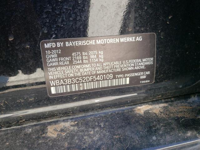 Photo 10 from auction – 2013 BMW 328 XI with VIN WBA3B3C52DF540109