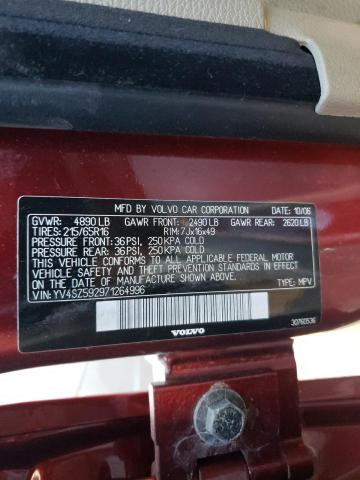 Photo 10 from auction – 2007 VOLVO XC70 with VIN YV4SZ592971264996