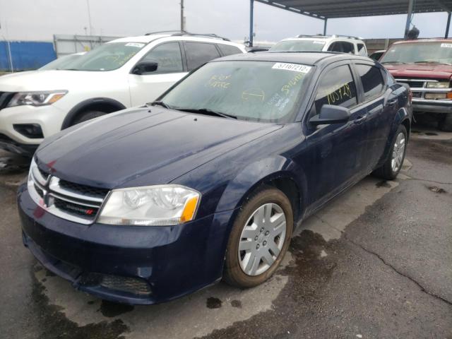 Photo 2 from auction – 2014 DODGE AVENGER SE with VIN 1C3CDZAB5EN224949