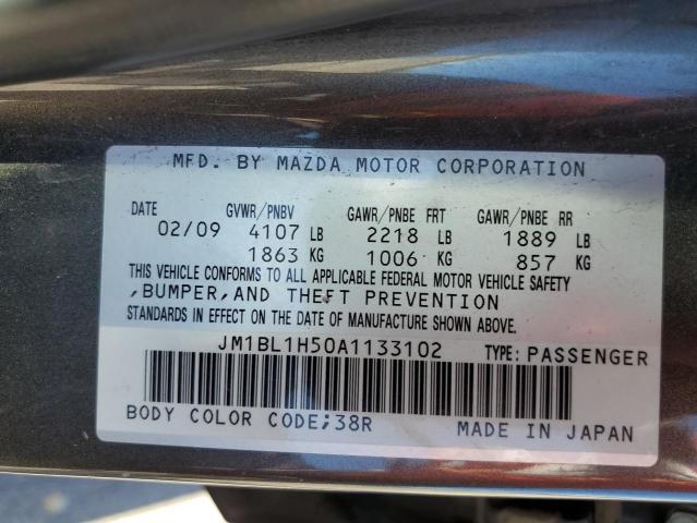 Photo 10 from auction – 2010 MAZDA 3 S with VIN JM1BL1H50A1133102