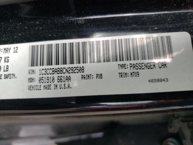 Photo 10 from auction – 2012 CHRYSLER 200 with VIN 1C3CCBAB8CN292508