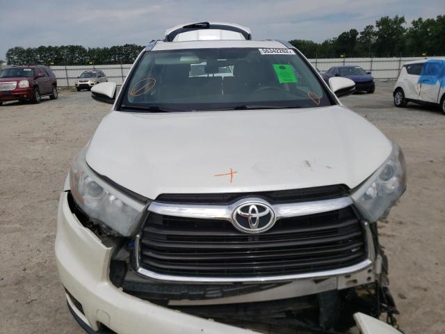 Photo 7 from auction – 2015 TOYOTA HIGHLANDER with VIN 5TDKKRFH2FS108839
