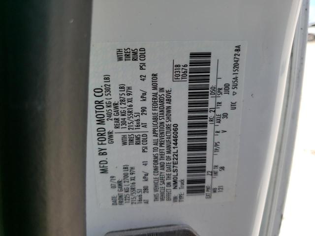 Photo 10 from auction – 2020 FORD TRANSIT CO with VIN NM0LS7E22L1446060