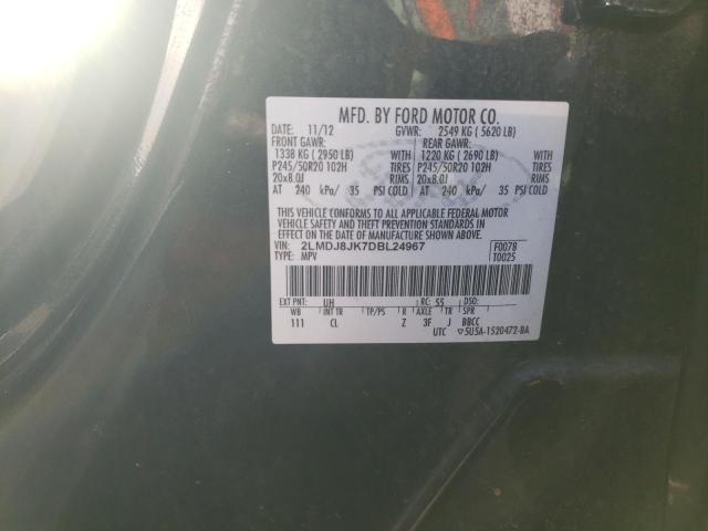 Photo 10 from auction – 2013 LINCOLN MKX with VIN 2LMDJ8JK7DBL24967