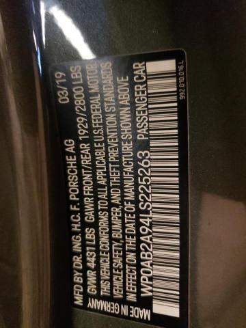 Photo 10 from auction – 2020 PORSCHE 911 CARRER with VIN WP0AB2A94LS225263
