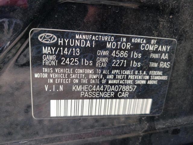 Photo 10 from auction – 2013 HYUNDAI SONATA HYB with VIN KMHEC4A47DA078857
